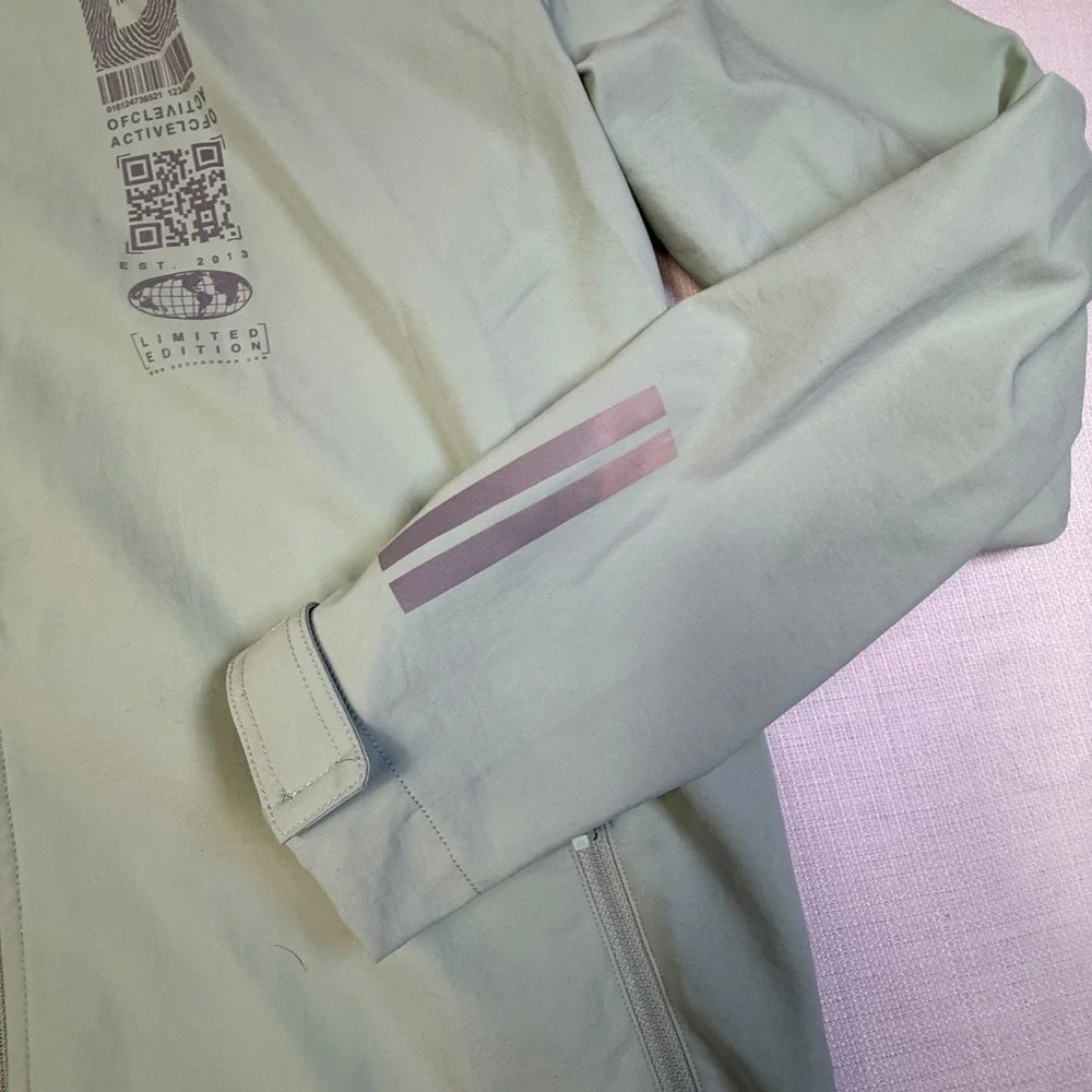 BoohooMAN Active Mint Green Lightweight Hooded‎ Jacket XL Limited Edition